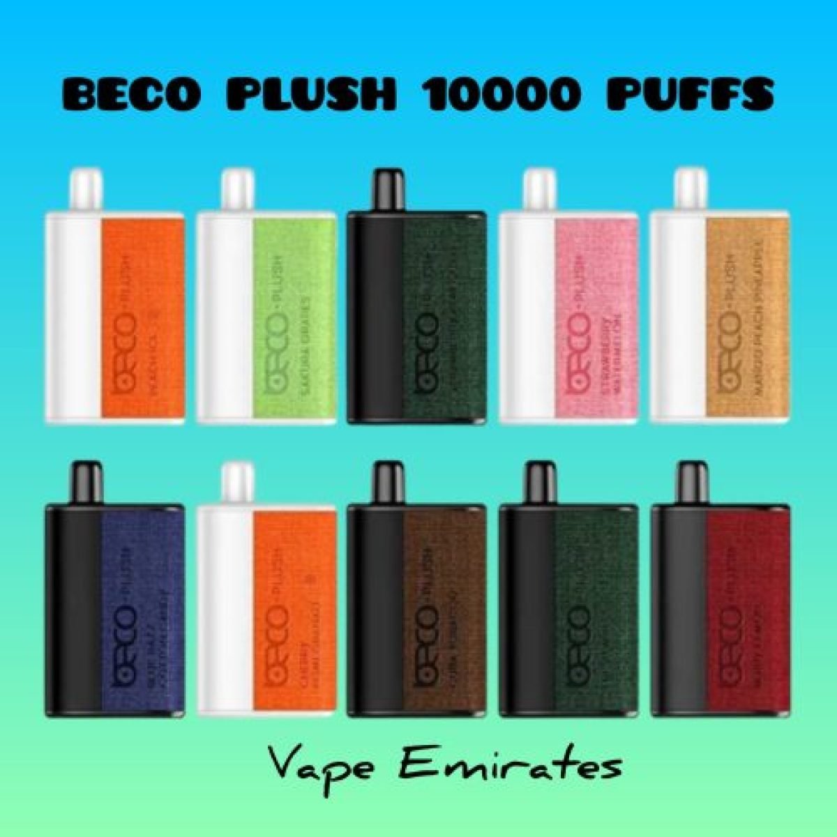 Beco Plush 10000 Puffs, Type-C Port/ Available with Vape Emirates.