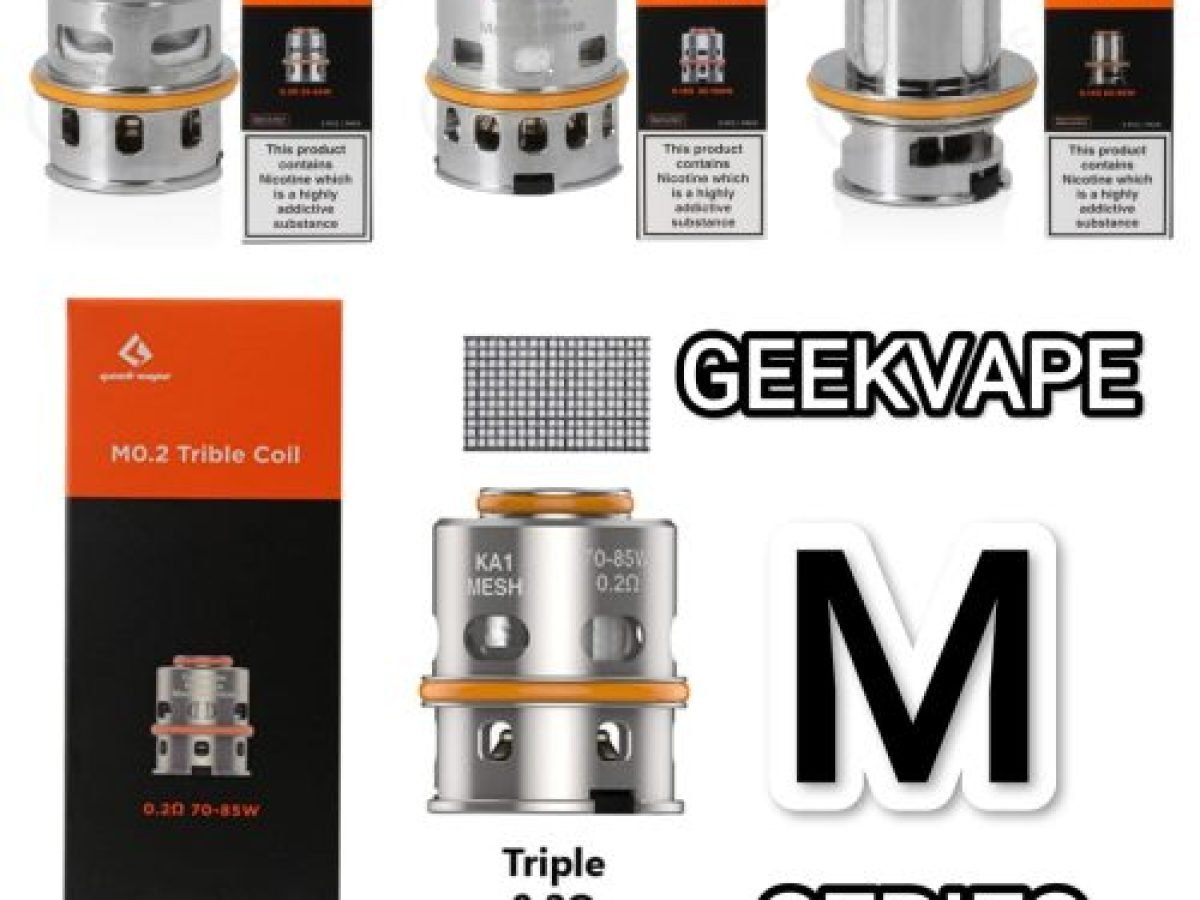 geekvape m coils dual 0.3ohm GeekVape M Series Dual Coil M0.3ohm – Vaper's Corner main image 1