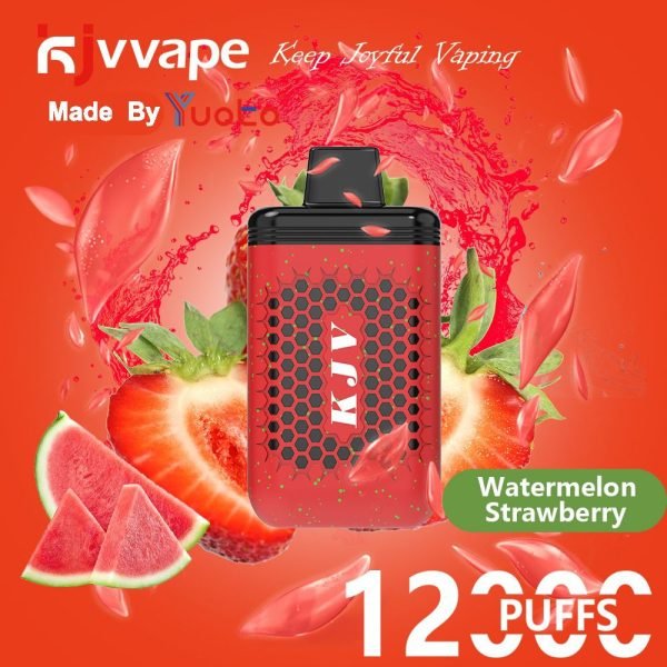 Yuoto-KJV-12000-Puffs-Watermelon-Strawberry