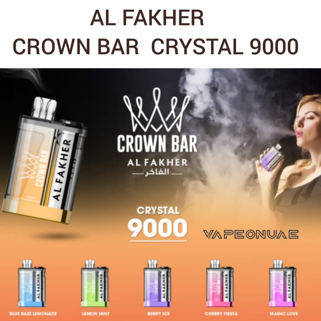 8000 Pro Dual Cargar Imagen En El Visor De La Galera, Al Fakher Crown Bar  Crystal 8000 Nachfllen
