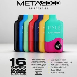 MYLE Meta 9000 Puffs Disposable Vape