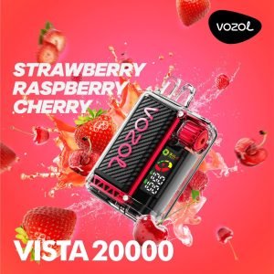 VOZOL Vista 20000 Puffs Disposable Vape Strawberry Raspberry Cherry