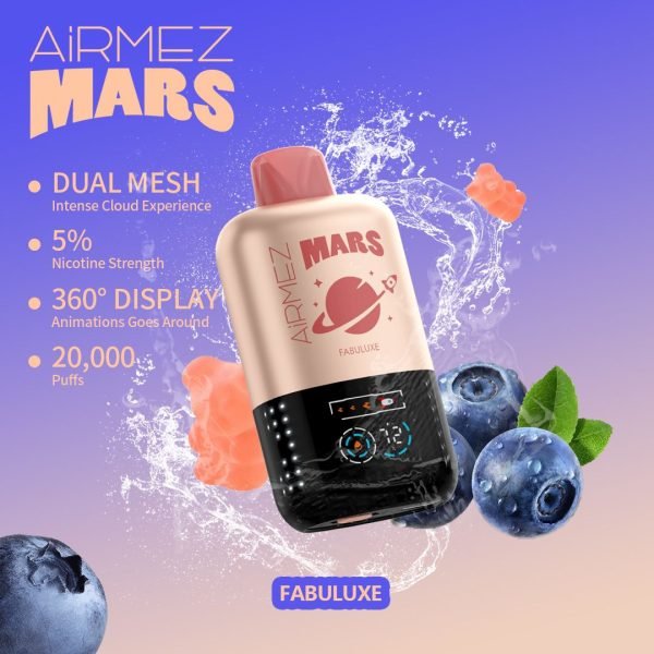 Airmez Mars 20000 Puffs Disposable Vape Fabuluxe