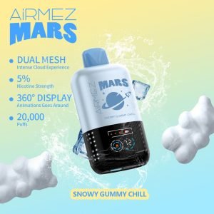 Airmez Mars 20000 Puffs Disposable Vape Snowy Gummy Chill