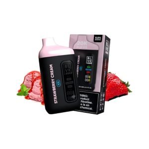 BLVK Bar 20000 Puffs Disposable Vape Strawberry Cream Ice