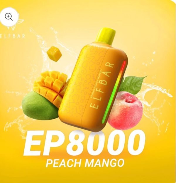 ELF BAR EP8000 Disposable Vape Peach Mango