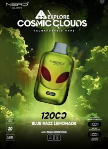 Nerd Alien 12000 Puffs Disposable Vape Blue Razz Lemonade