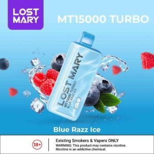 Lost Merry MT15000 Turbo Blue Razz Ice