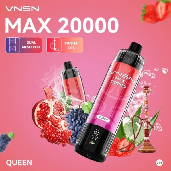 VNSN Max DTL 20000 Puffs Queen