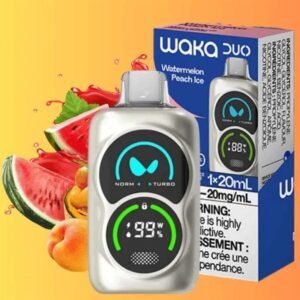 WAKA PA25000 Puffs Disposable Vape Watermelon Peach Ice