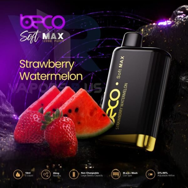 Beco Soft Max 12000 Puffs Strawberry Watermelon