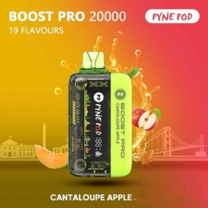  Pyne Pod Boost Pro 20000 Puffs  Cantaloupe Apple