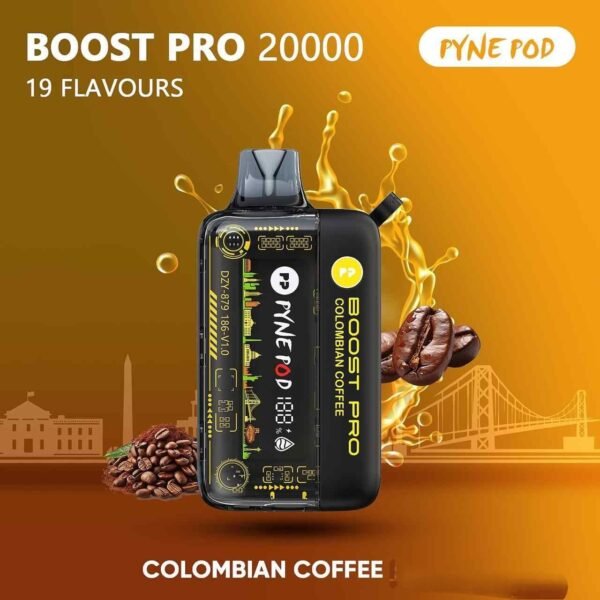 Pyne Pod Boost Pro 20000 Puffs  Colombian Coffee