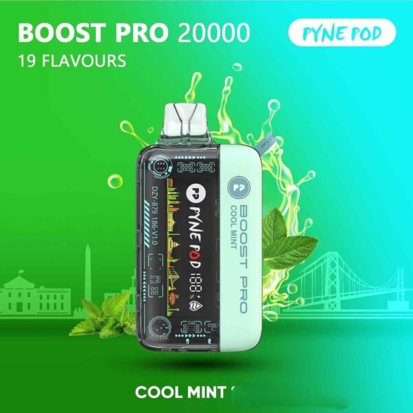  Pyne Pod Boost Pro 20000 Puffs  Cool Mint