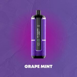 Al Fakher Crown Bar Hypermax 15000 Puffs Grape Mint