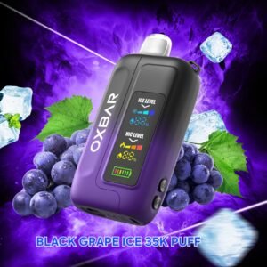 OXBAR ICE-Nic Control 35k Puffs Disposable Vape black grape ice