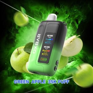 OXBAR ICE-Nic Control 35k Puffs Disposable Vape green apple