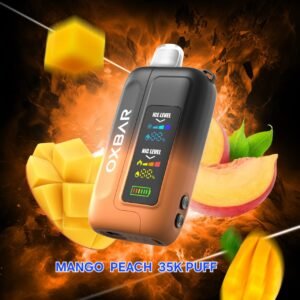 OXBAR ICE-Nic Control 35k Puffs Disposable Vape mango peach