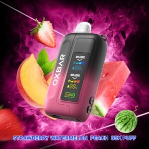 OXBAR ICE-Nic Control 35k Puffs Disposable Vape strawberry watermelon peach