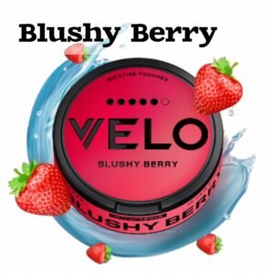 VELO Nicotine Pouches by Swedish Made blushy berry