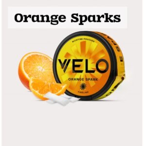 VELO Nicotine Pouches by Swedish Made orange spark