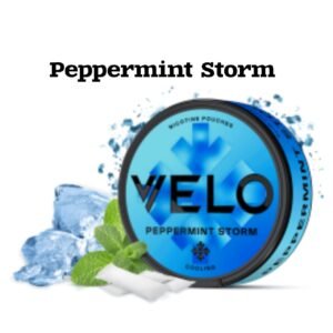 VELO Nicotine Pouches by Swedish Made peppermint storm