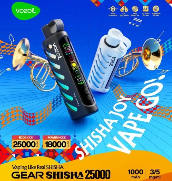 Vozol Gear Shisha 25000 Puffs