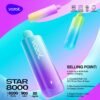 Vozol Star 8000 Puffs Disposable Vape