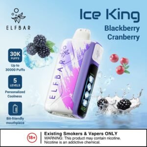 ELFBAR Ice King 30000 Puffs blackberry cranberry