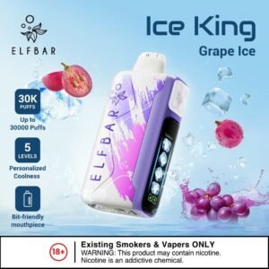 ELFBAR Ice King 30000 Puffs grape ice