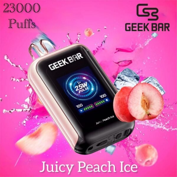 Geek Bar Watt 23000 Puffs juicy peach ice