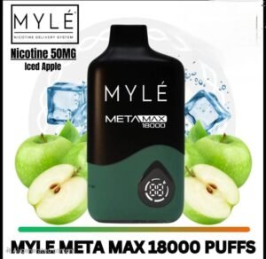 MYLE Meta Max 18000 Puffs Green Aple