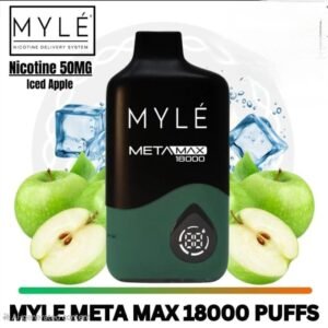 MYLE Meta Max 18000 Puffs Green Aple