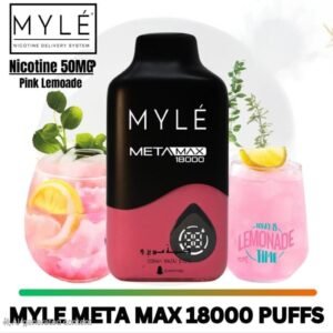 MYLE Meta Max 18000 Puffs Pink Lemon