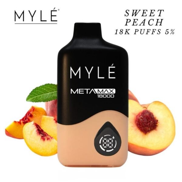 MYLE Meta Max 18000 Puffs Sweet Peach