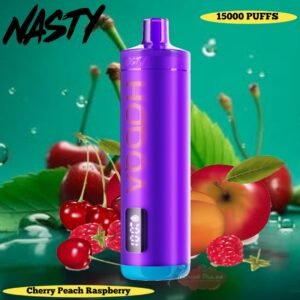 Nasty Hookah 15000 Puffs cherry peach raspberry