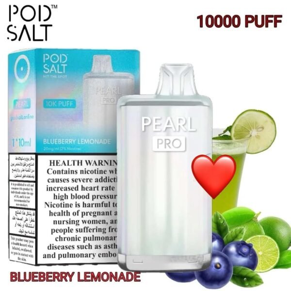Pod Salt Pearl Pro 10000 Puffs blueberry lemonade