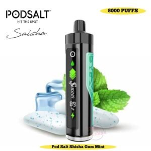 Pod Salt Shisha 8000 Puffs gum mint