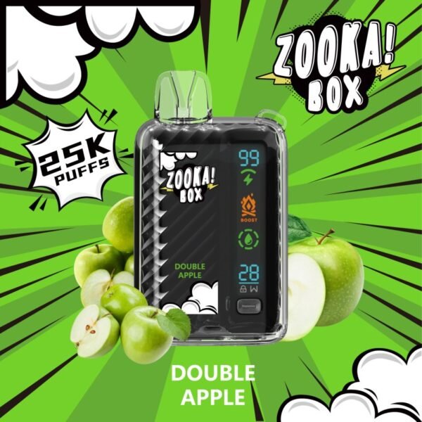 Zooka Box 25000 Puffs double apple
