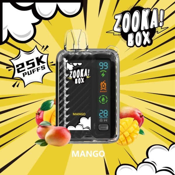 Zooka Box 25000 Puffs mango