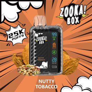 Zooka Box 25000 Puffs nutty tobacco