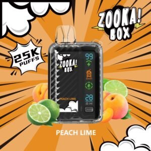 Zooka Box 25000 Puffs peach lime