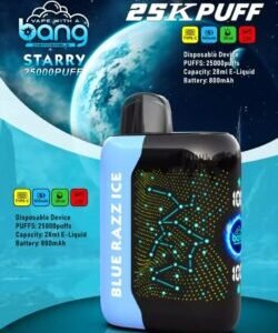 Bang Starry 25000 Puffs Blue Razz Ice