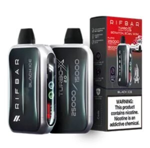 RIFBAR Turbo X 25000 Puffs black ice