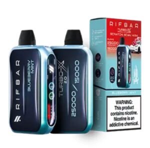 RIFBAR Turbo X 25000 Puffs blueberry mint