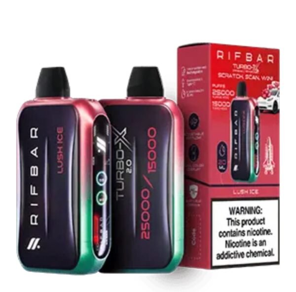 RIFBAR Turbo X 25000 Puffs lush ice