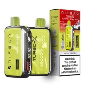 RIFBAR Turbo X 25000 Puffs neon green