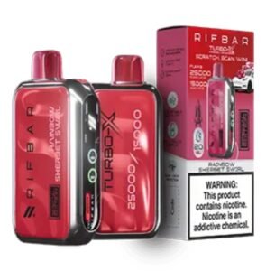 RIFBAR Turbo X 25000 Puffs rainbow sherbat