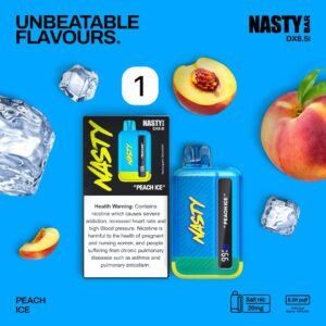 Nasty Bar 8500 Puffs Disposable peach ice