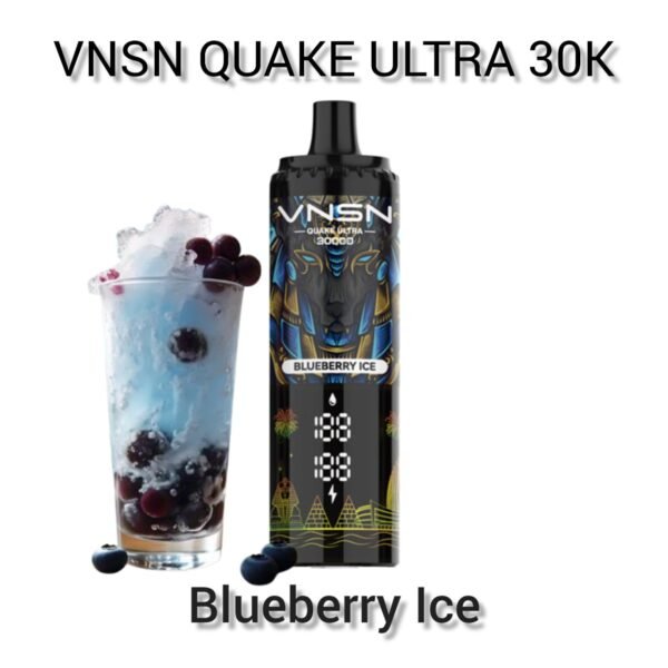 VNSN Quake Ultra 300000 Puffs blueberry ice